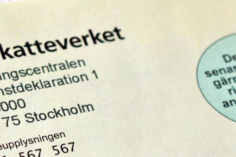 Allt i ordning för deklaration